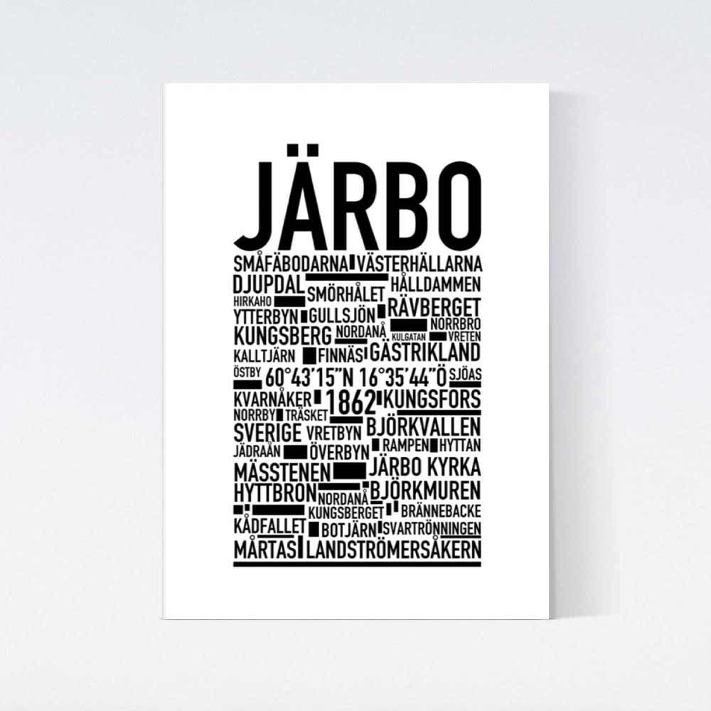 Järbo Text Poster