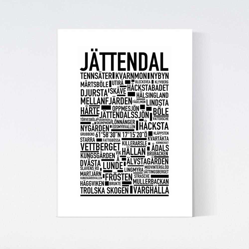 Jättendal Text Poster