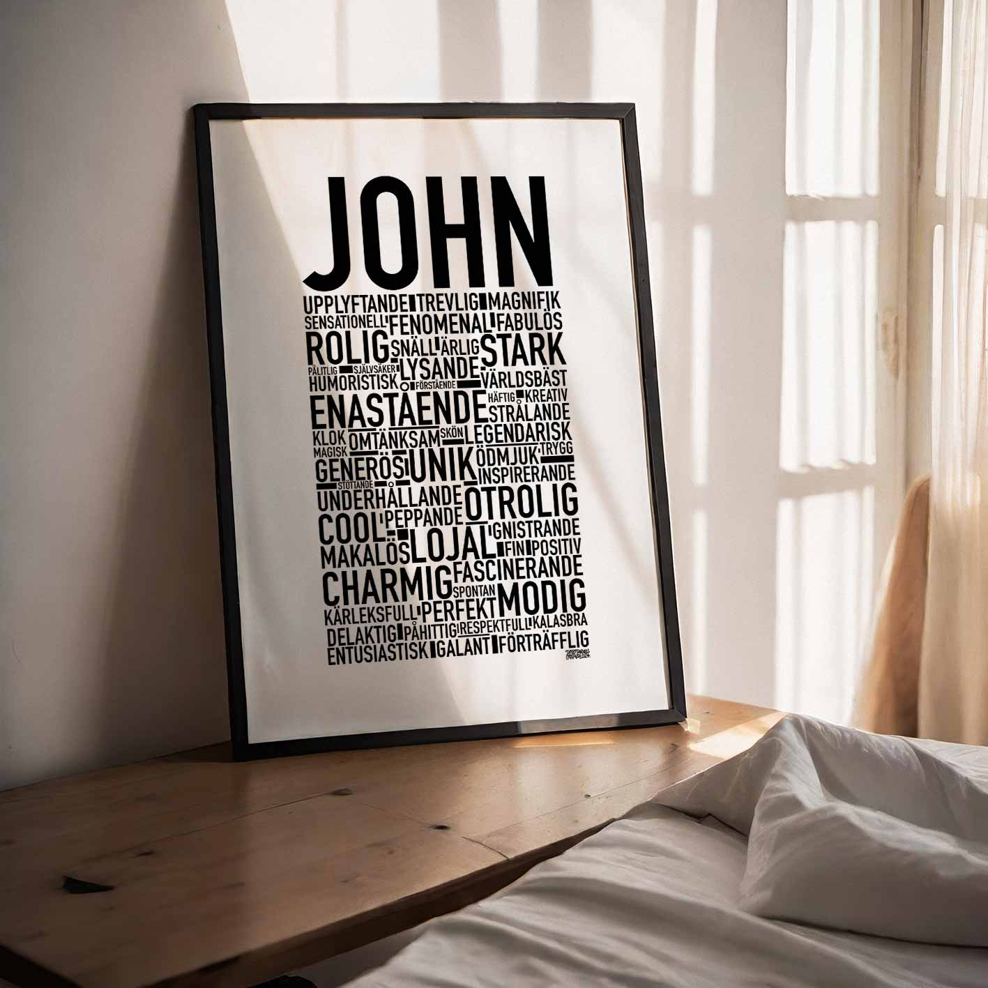 Valfritt Namn Text Poster