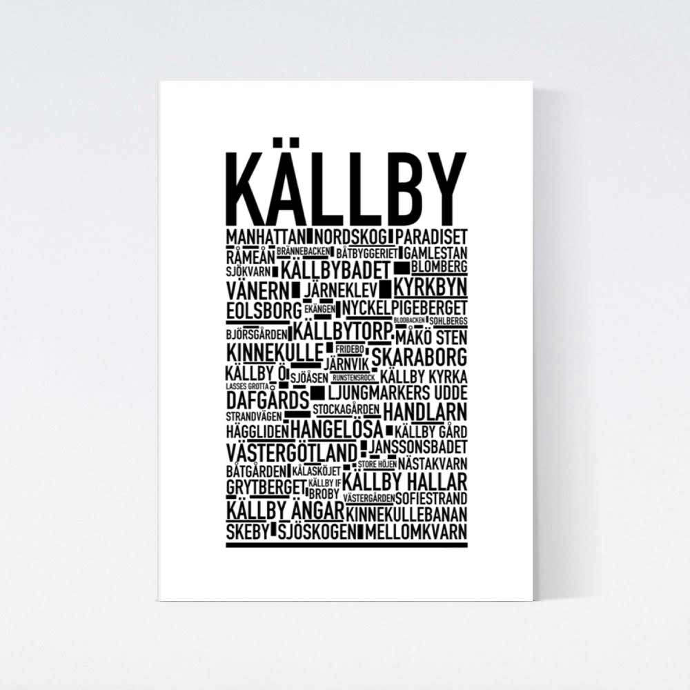 Källby Text Poster