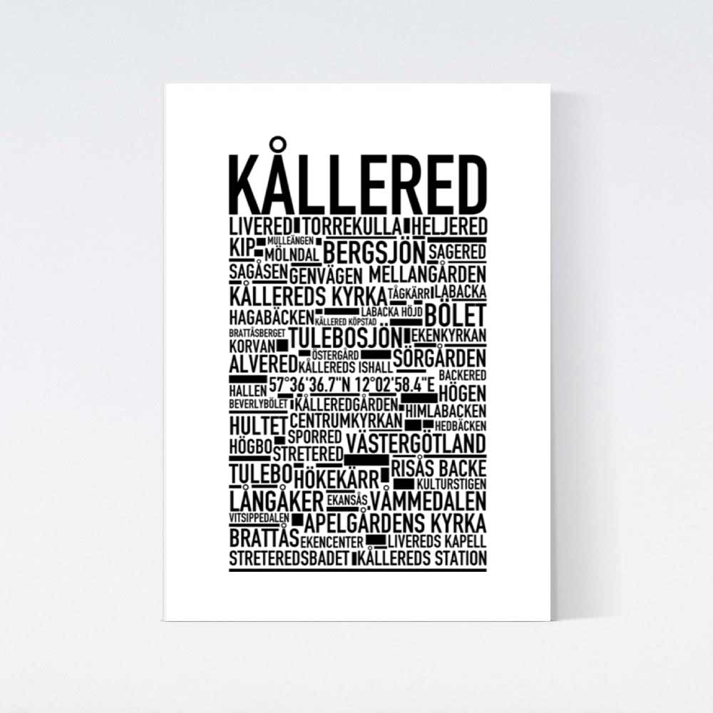 Kållered Text Poster