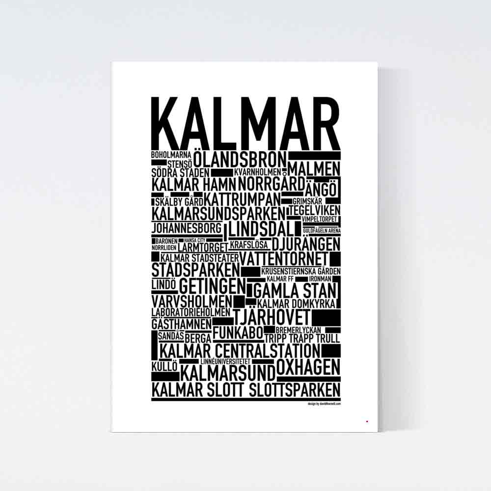 Kalmar Text Poster