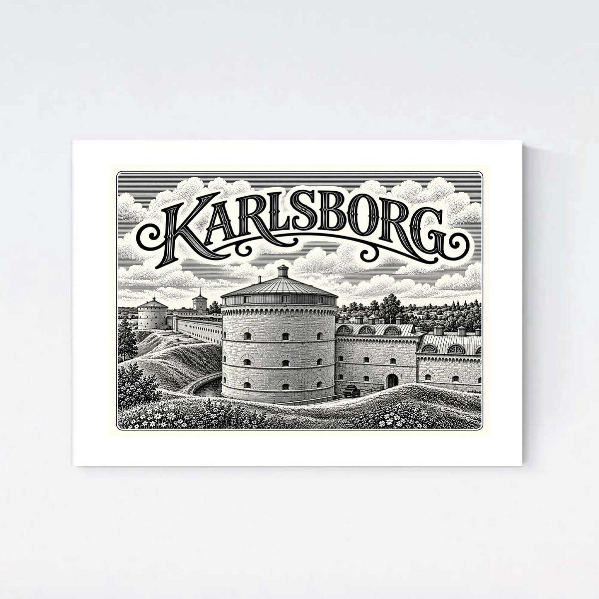 Karlsborg Nostalgi Poster