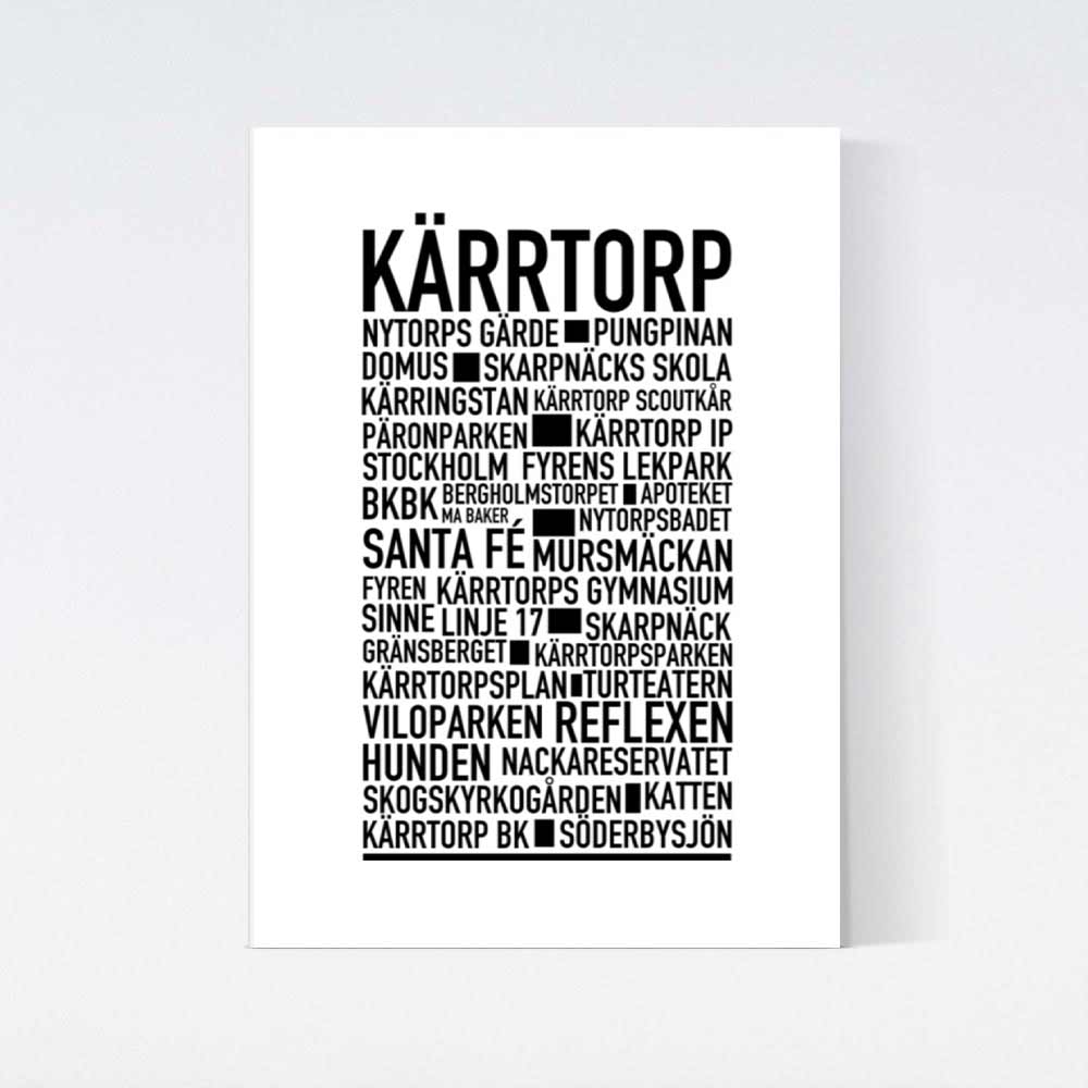 Kärrtorp Text Poster