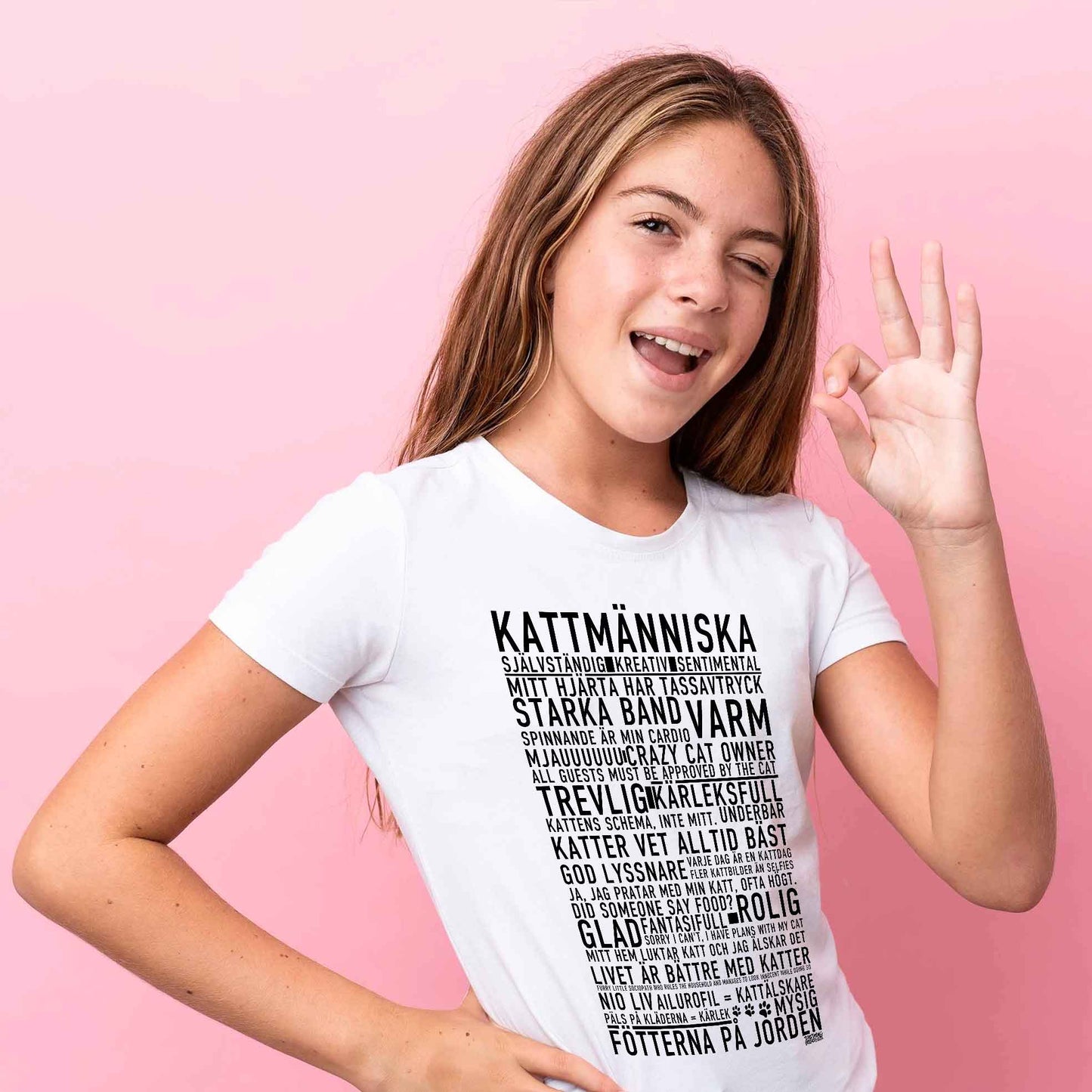 Kattmänniska Barn T-shirt