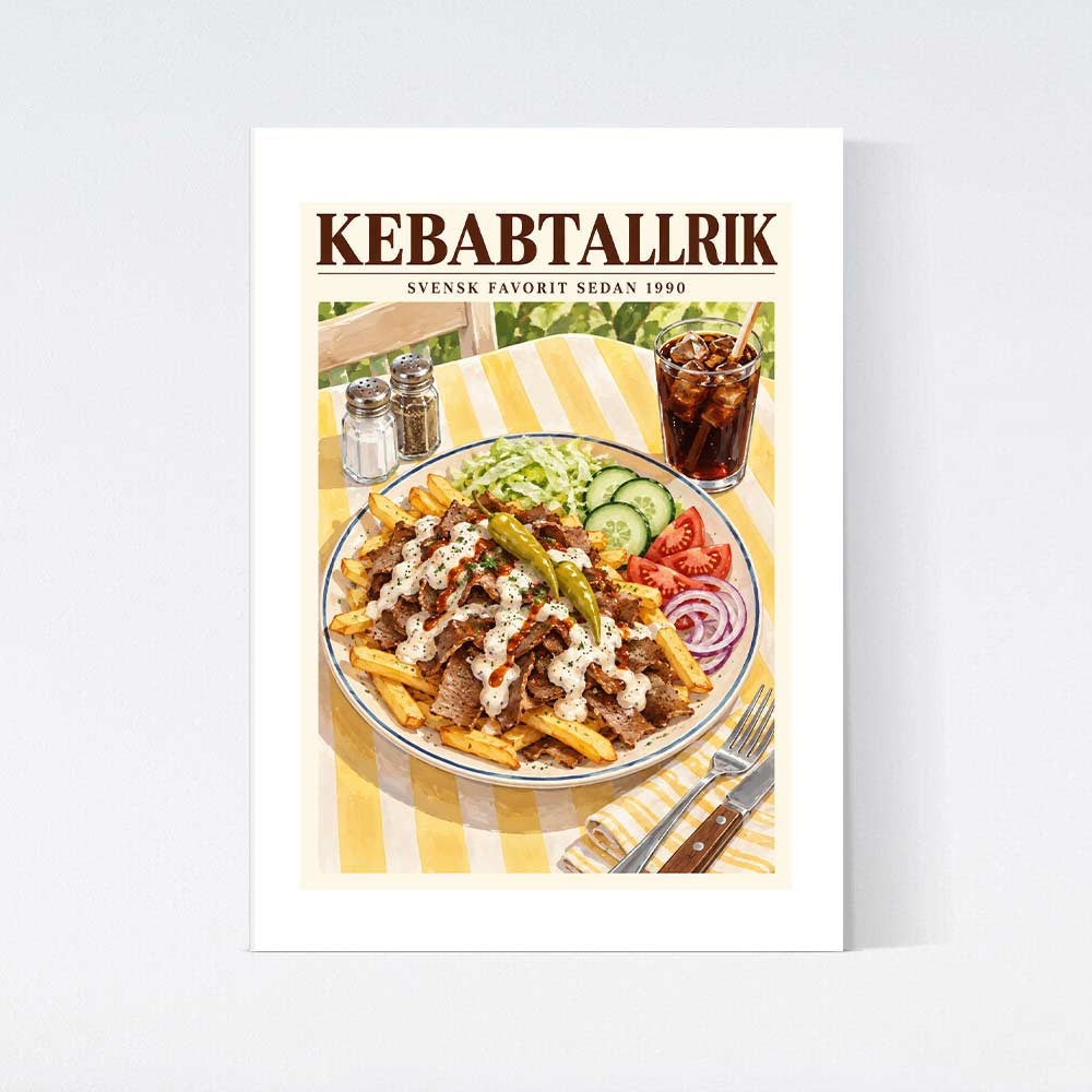 Kebabtallrik Poster
