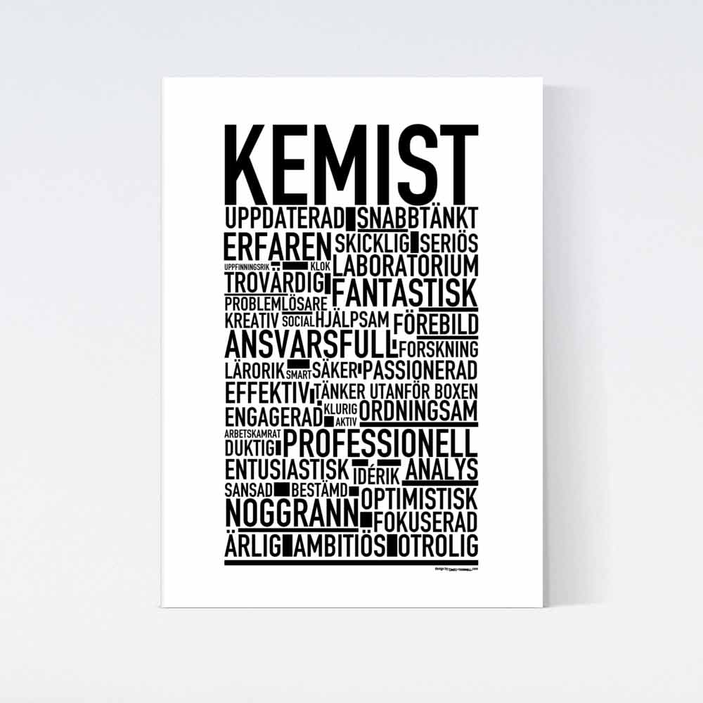 Kemist Text Poster