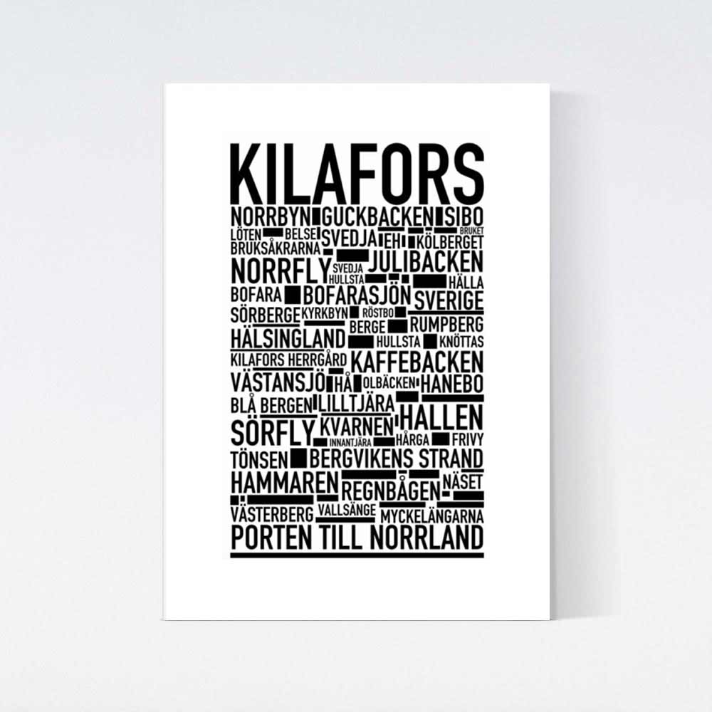Kilafors Text Poster