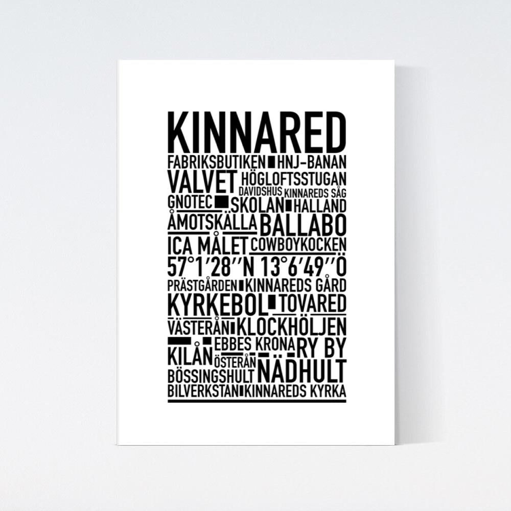 Kinnared Text Poster