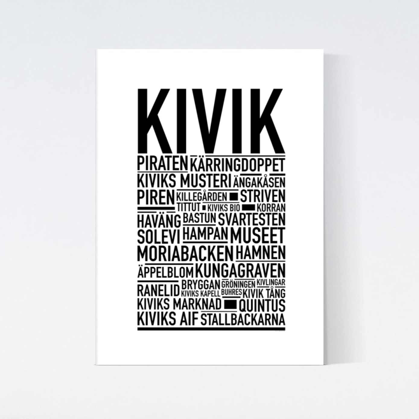 Kivik Text Poster