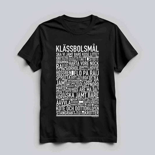 Klässbolsmål Dialekt Text T-shirt