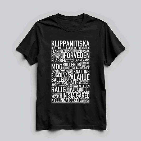 Klippanitiska Dialekt Text T-shirt