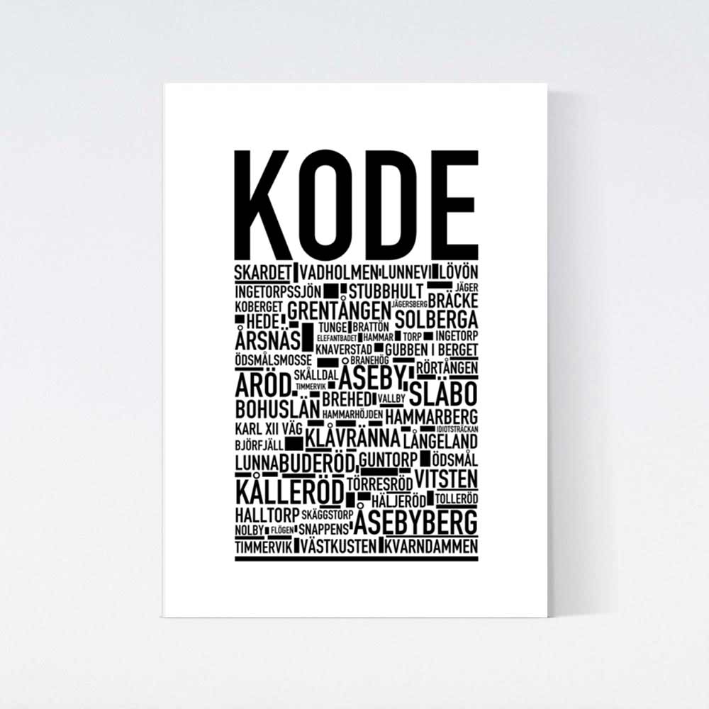 Kode Text Poster