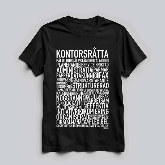 Kontorsråtta Text T-shirt