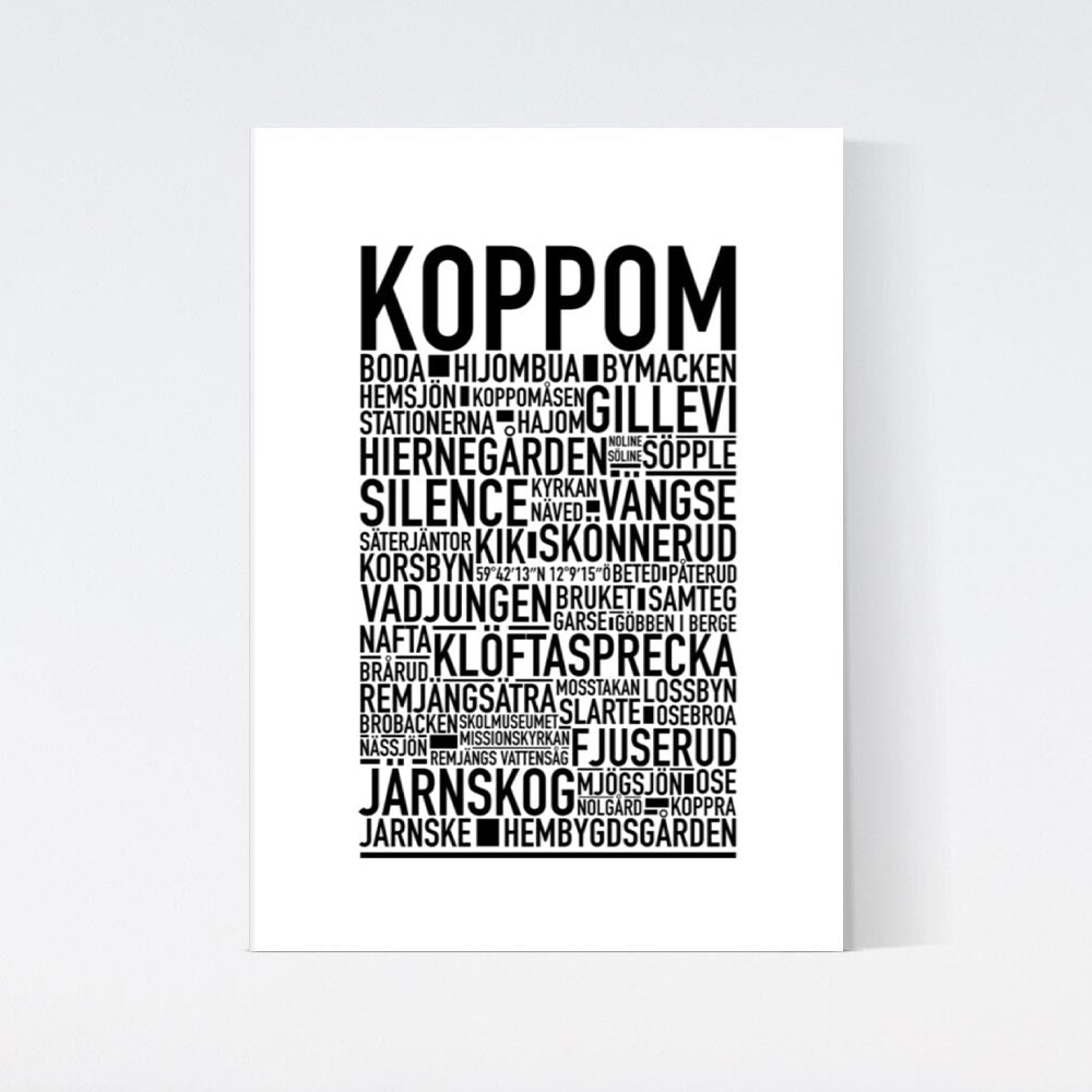 Koppom Text Poster