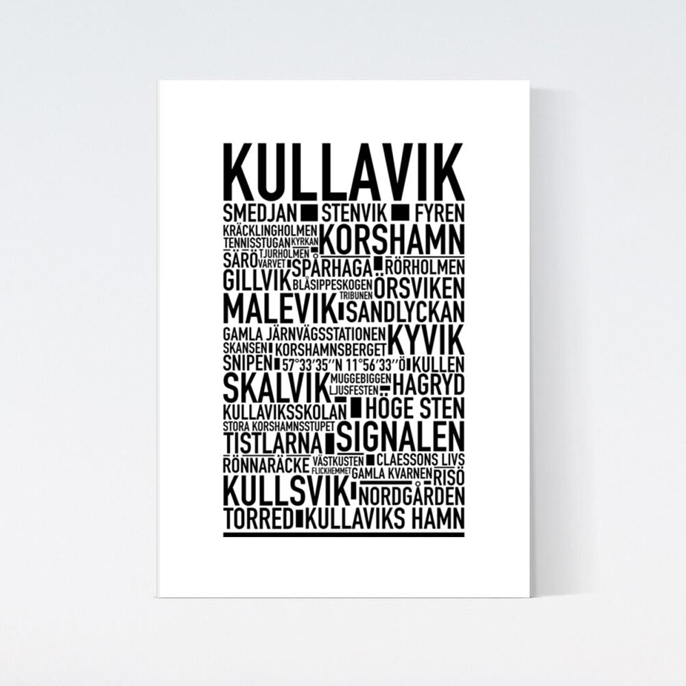 Kullavik Text Poster