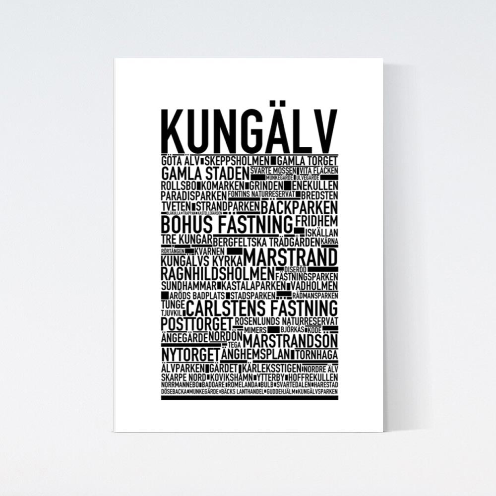 Kungälv Text Poster