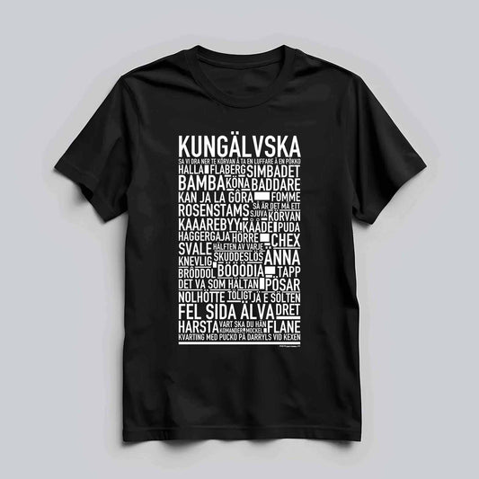 Kungälvska Dialekt Text T-shirt