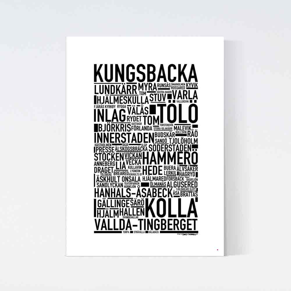 Kungsbacka Text Poster