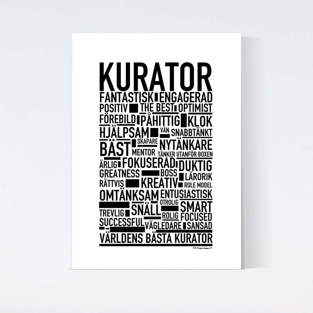 Kurator Text Poster