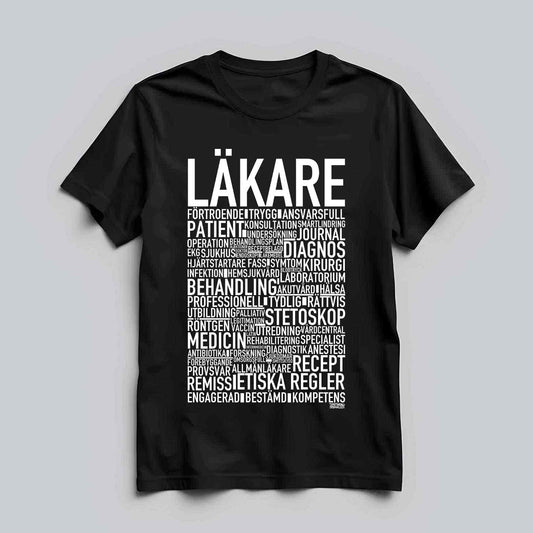 Läkare 2025 Text T-shirt