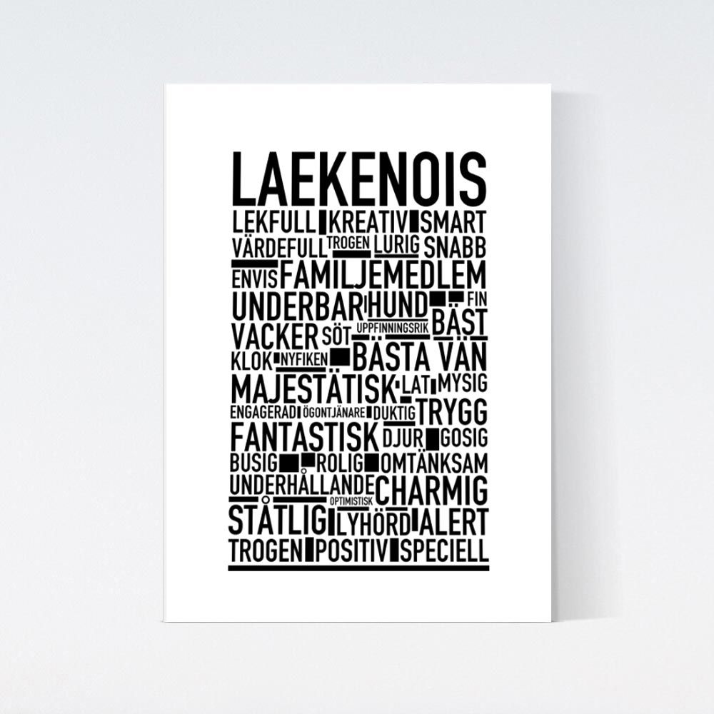 Laekenois Text Poster