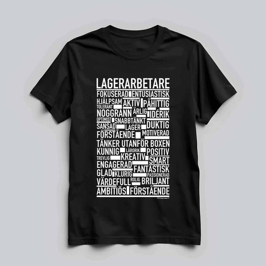 Lagerarbetare Text T-shirt