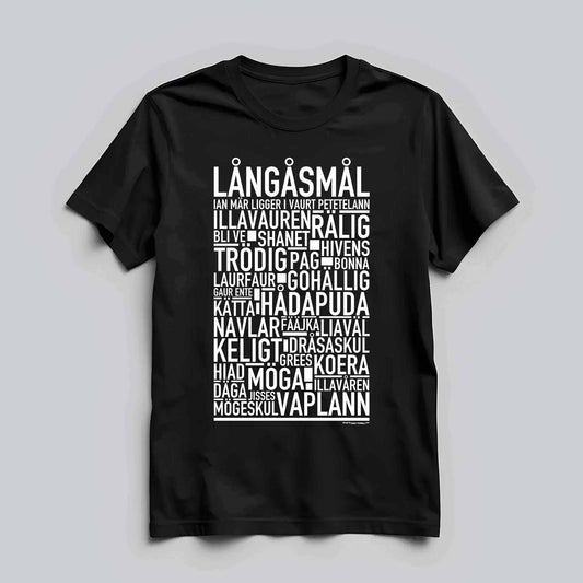 Långåsmål Dialekt Text T-shirt