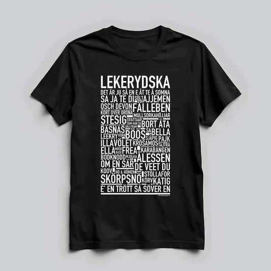 Lekerydska Dialekt Text T-shirt