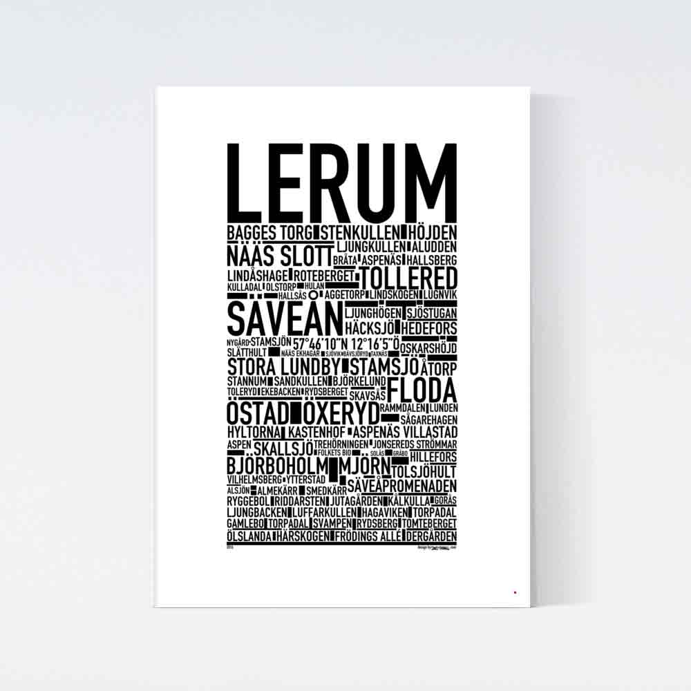 Lerum Text Poster