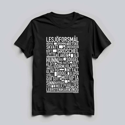Lesjöforsmål Dialekt Text T-shirt