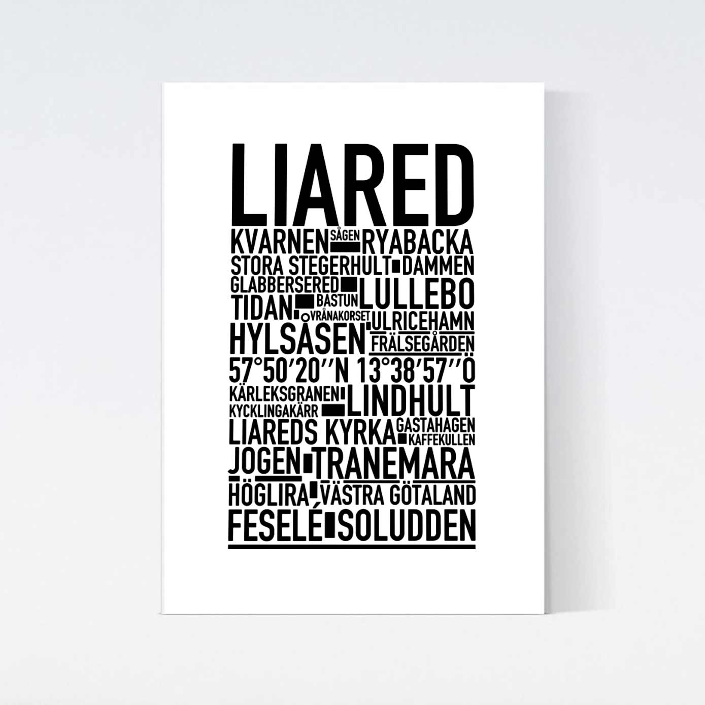Liared Text Poster