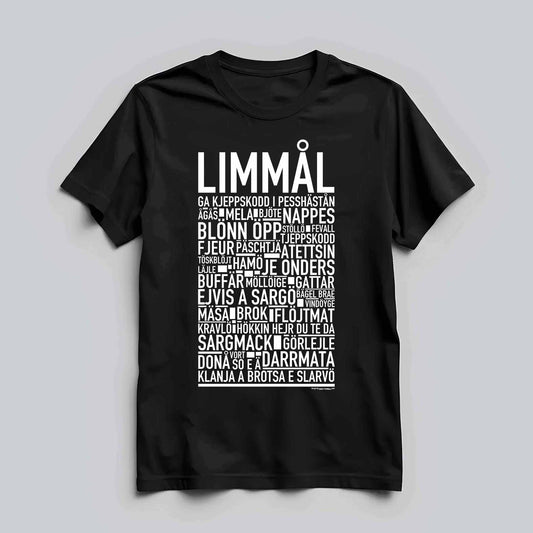 Limmål Dialekt Text T-shirt