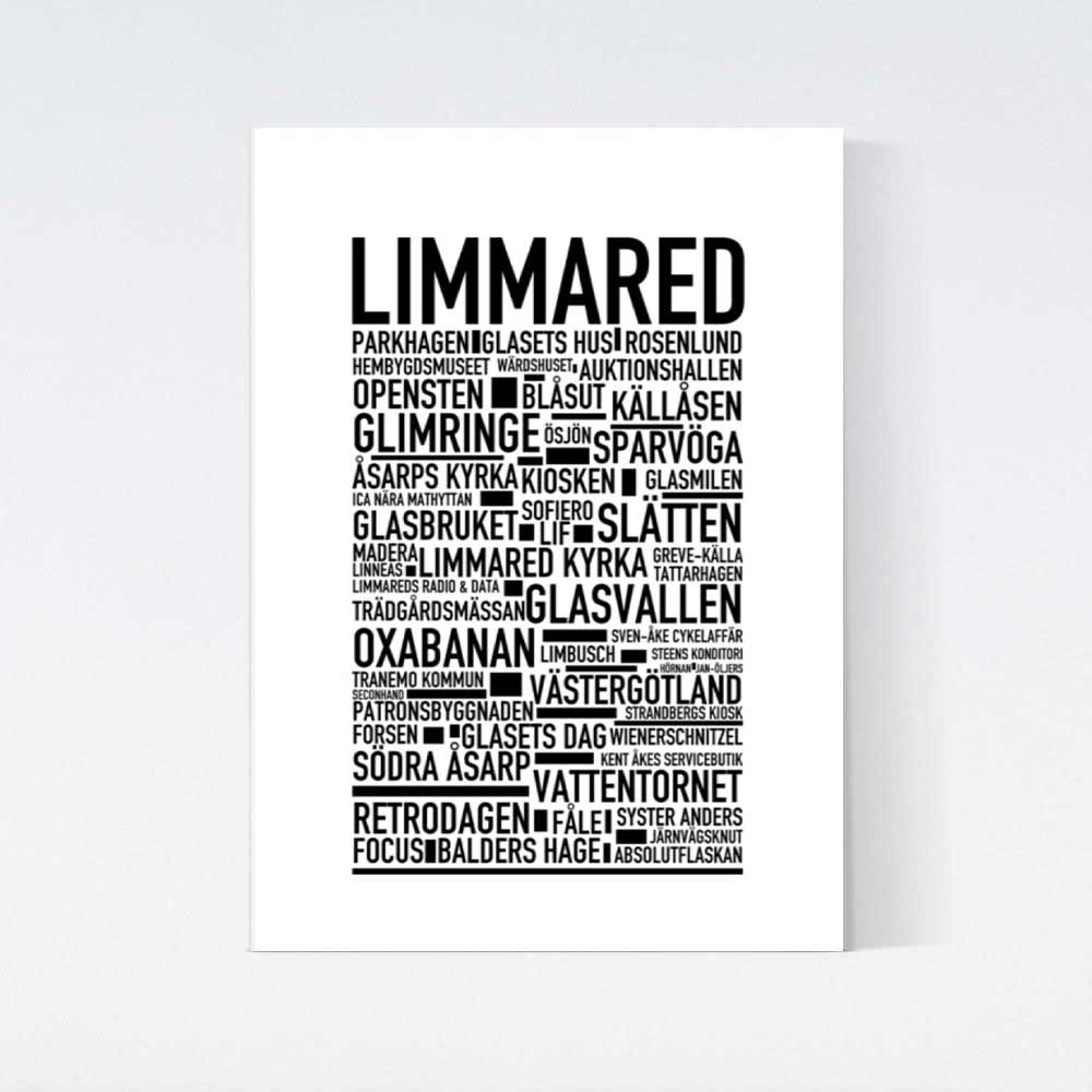 Limmared Text Poster