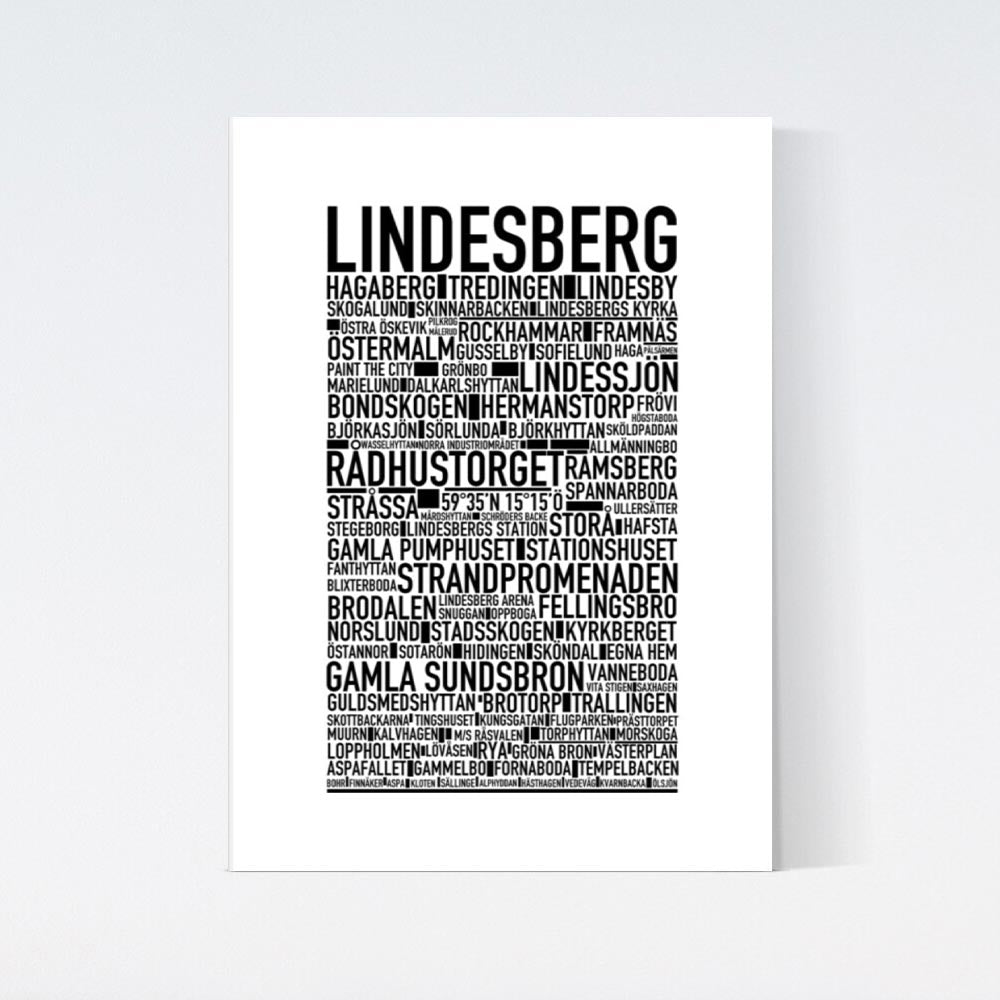 Lindesberg Text Poster