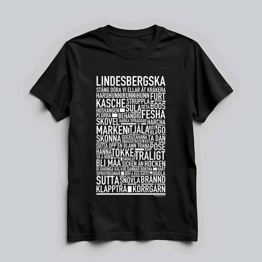 Lindesbergska Dialekt Text T-shirt