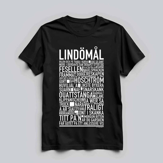 Lindömål Dialekt Text T-shirt