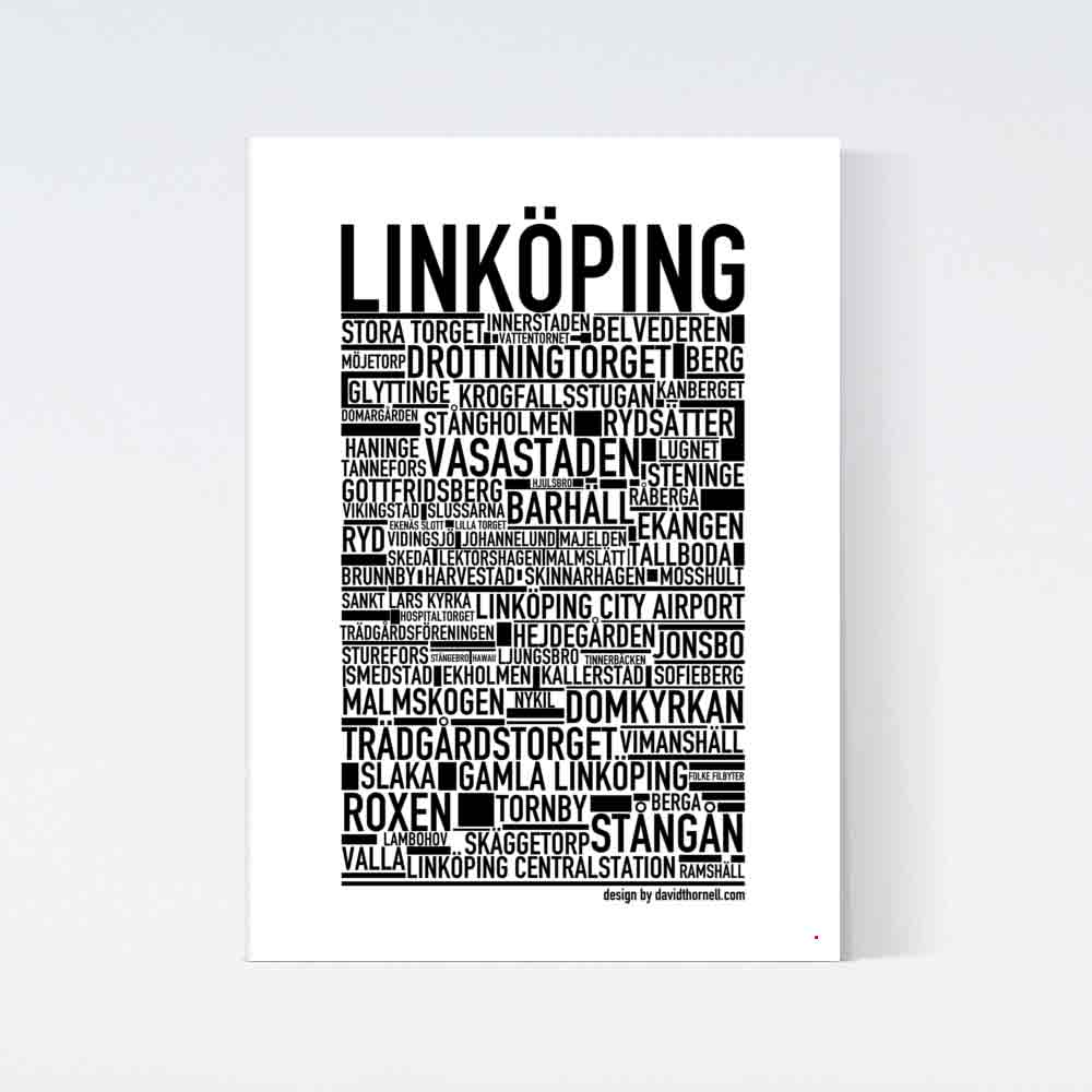 Linköping Text Poster