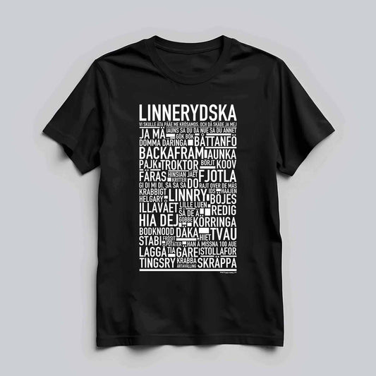 Linnerydska Dialekt Text T-shirt