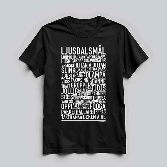 Ljusdalsmål Dialekt Text T-shirt