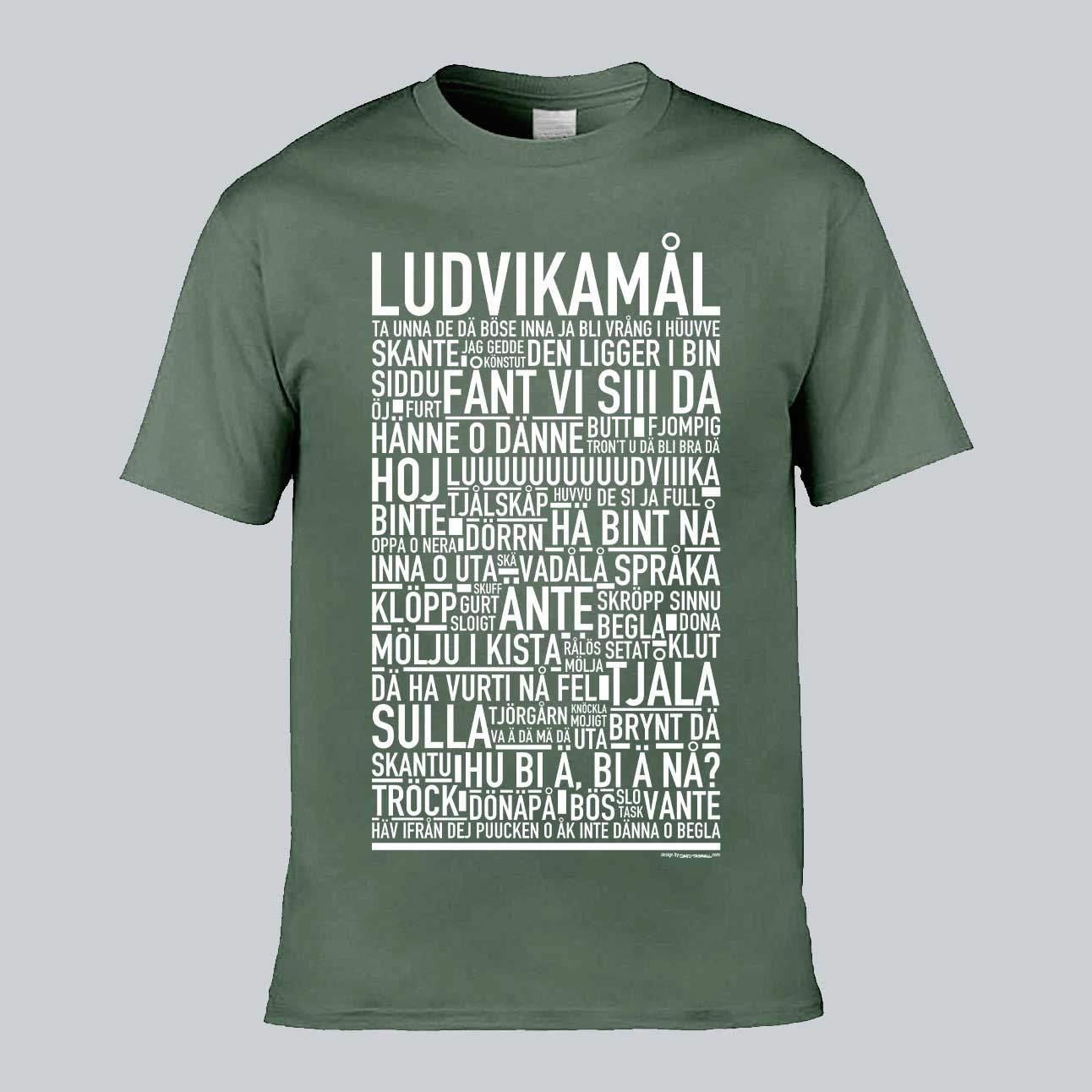 Ludvikamål Dialekt Text T-shirt
