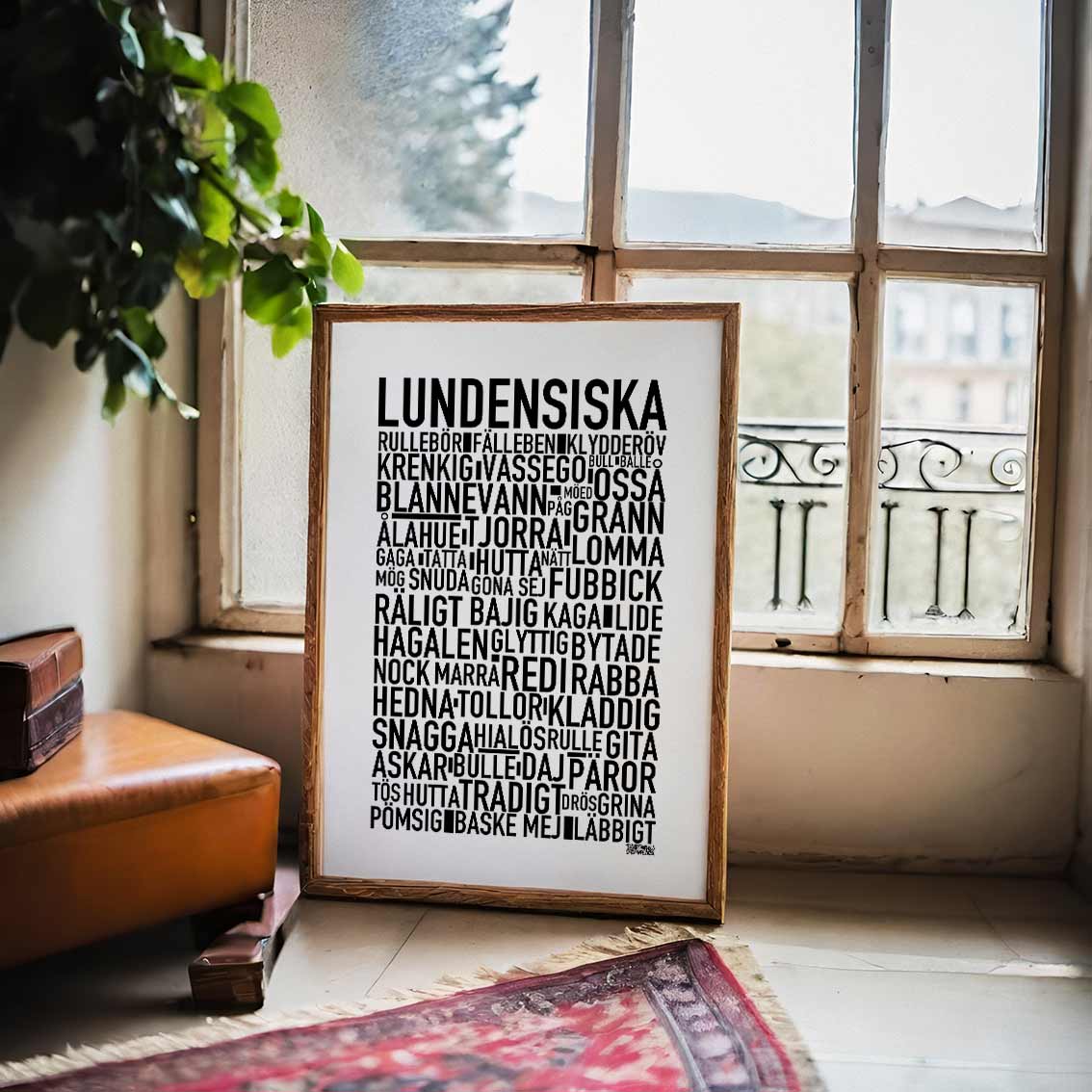 Lundensiska Dialekt Text Poster