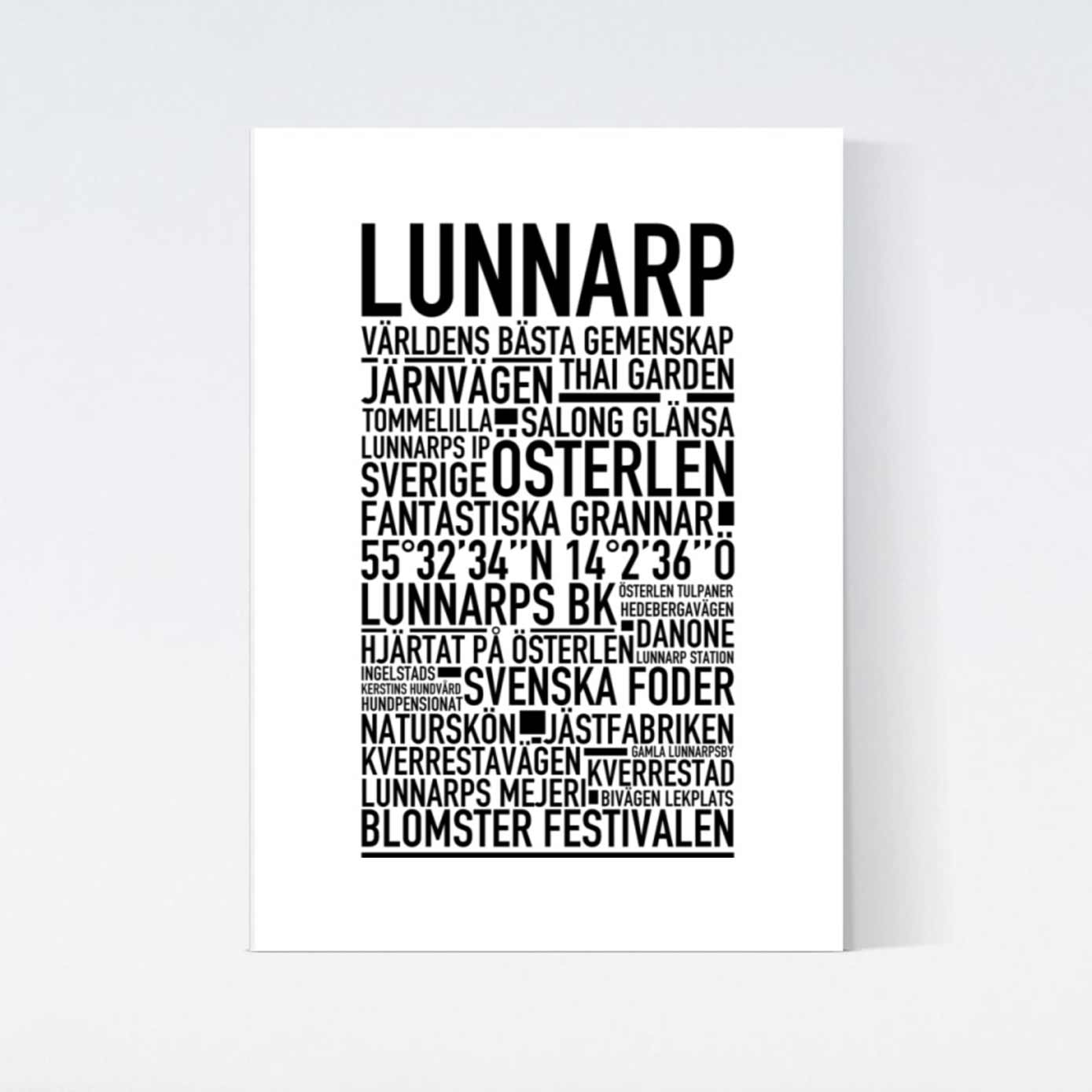 Lunnarp Text Poster