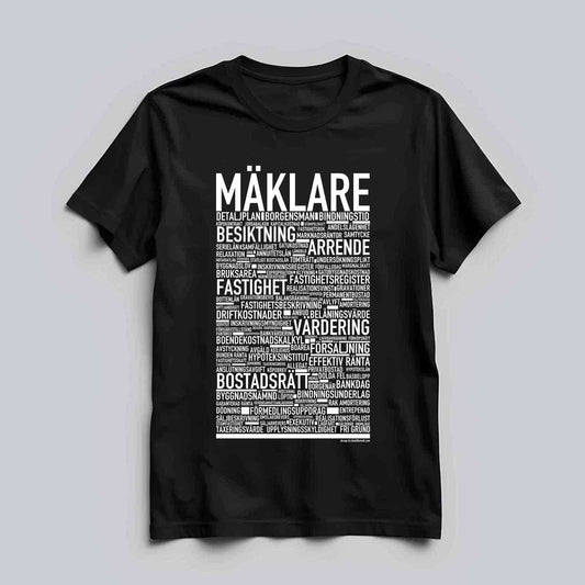 Mäklare Text T-shirt