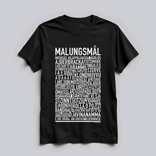 Malungsmål Dialekt Text T-shirt