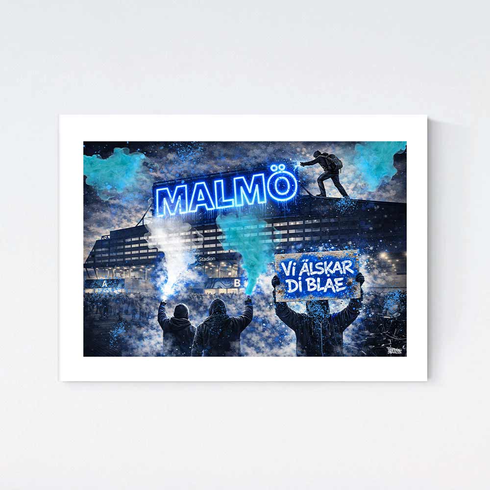 Malmö Di Blåe Poster
