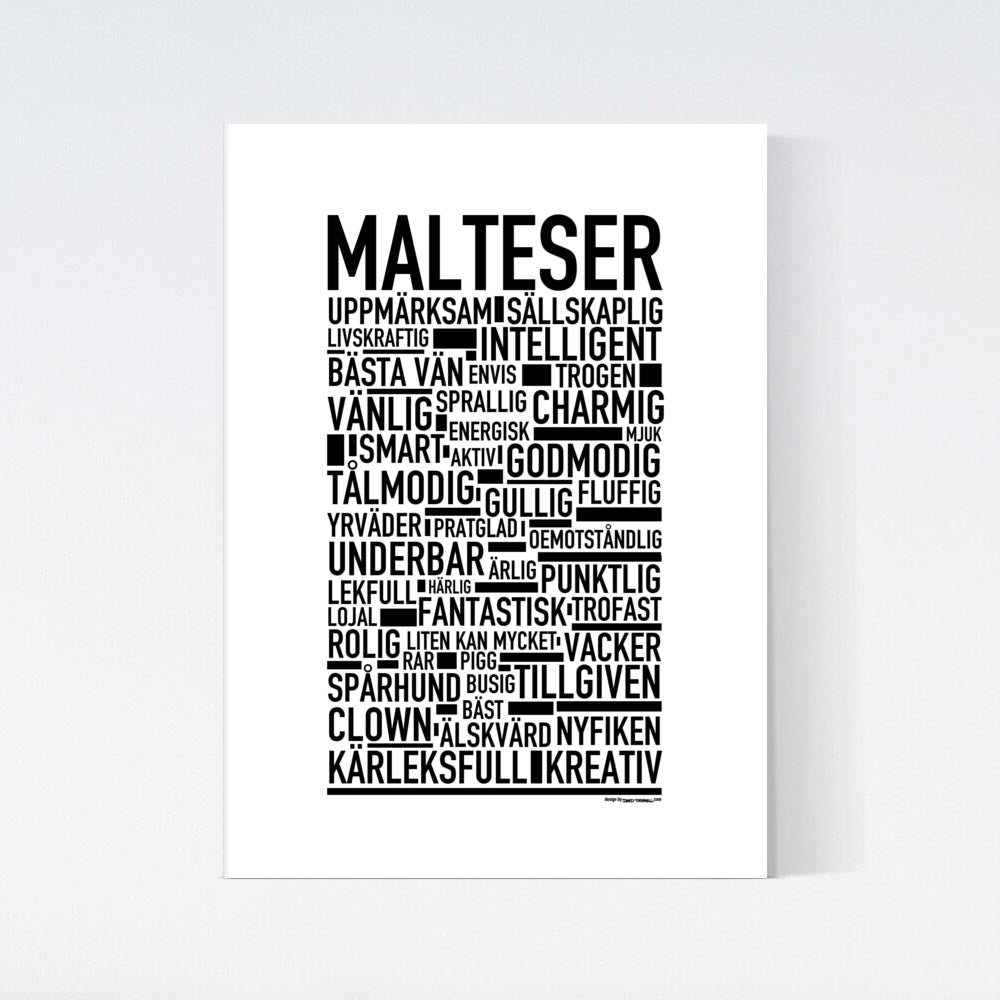 Malteser Text Poster