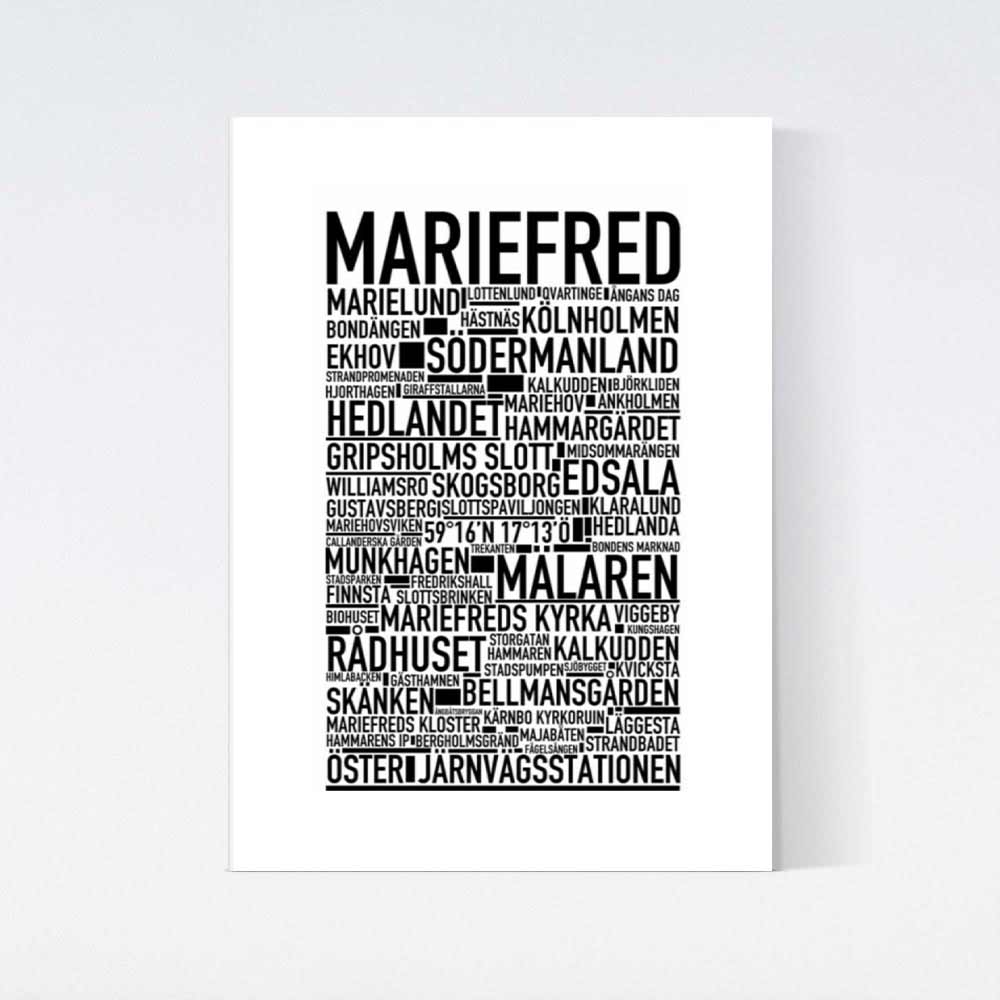 Mariefred Text Poster