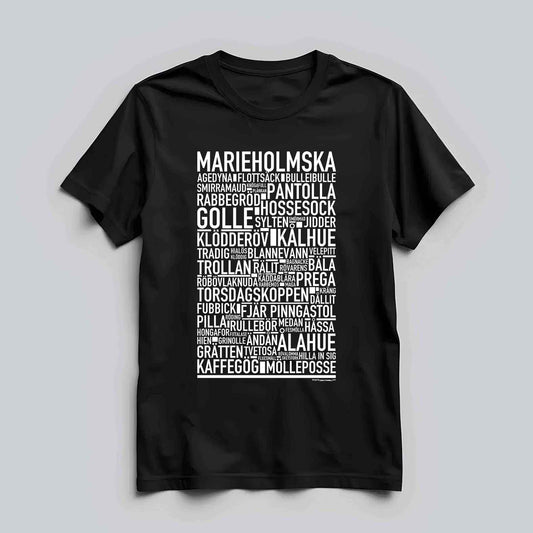 Marieholmska Dialekt Text T-shirt