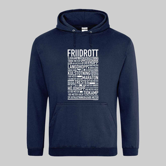 Friidrott Text Hoodie